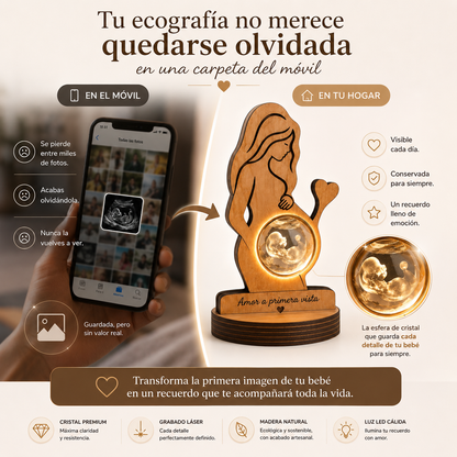 Lámpara LED Ecografía 3D